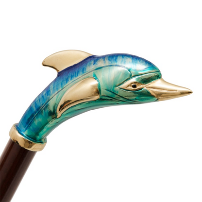 Dolphin Enameled Handle Shoehorn – Luxury Italian Accessory