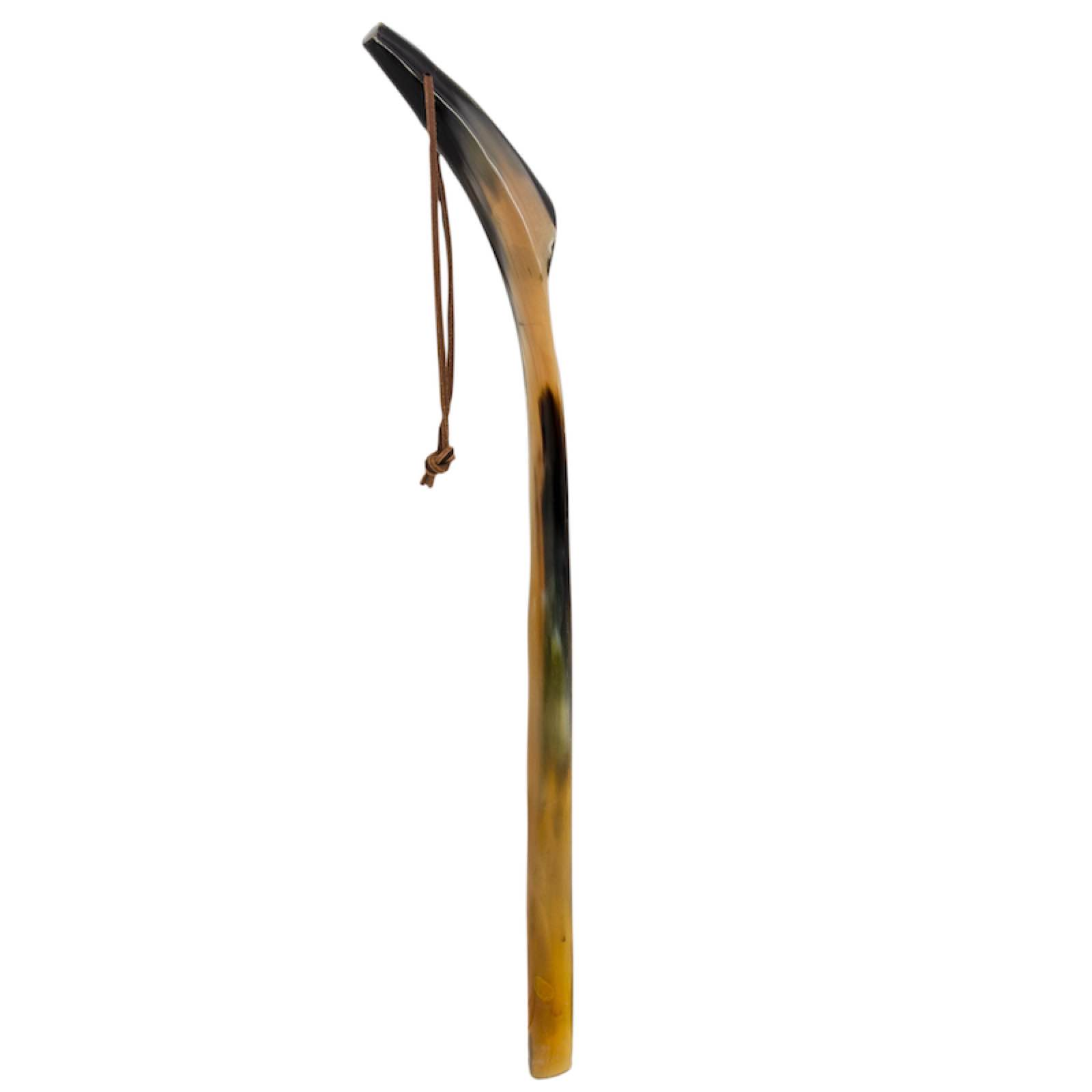 Water Buffalo Horn Shoehorn – Handcrafted Natural Horn