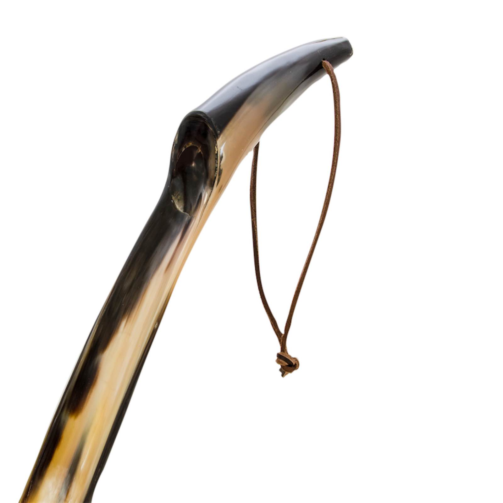 Water Buffalo Horn Shoehorn – Handcrafted Natural Horn