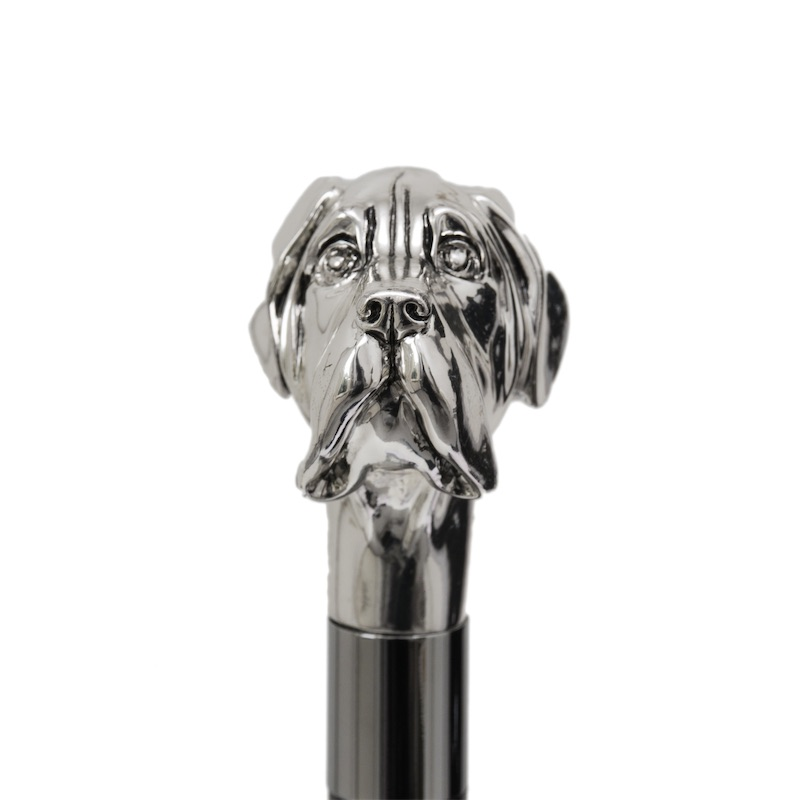 Handmade Luxury Dog-Inspired Handle Silver Labrador Shoehorn