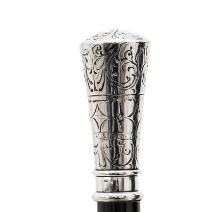 Classic Straight Silver-Plated Handle Shoehorn – Handmade in Italy