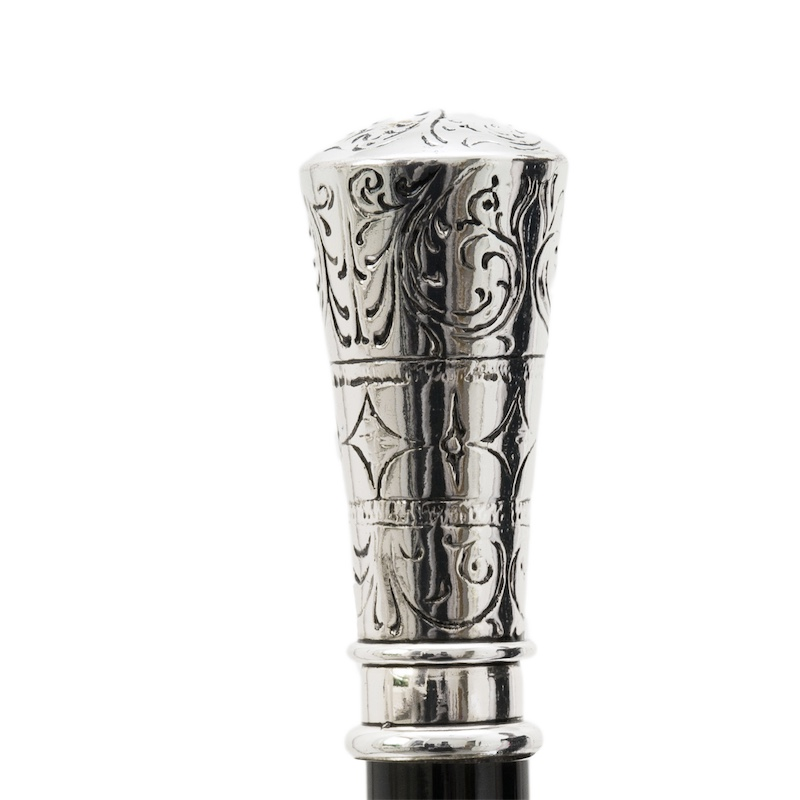 Classic Straight Silver-Plated Handle Shoehorn – Handmade in Italy