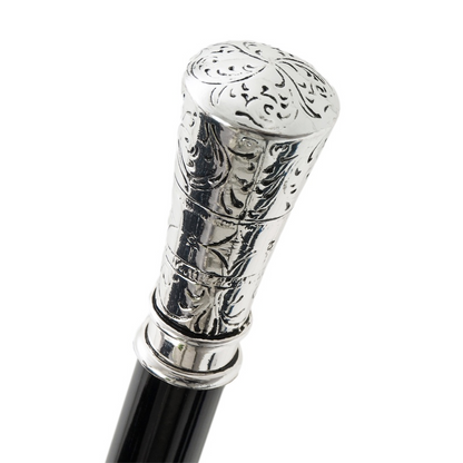 Classic Straight Silver-Plated Handle Shoehorn – Handmade in Italy