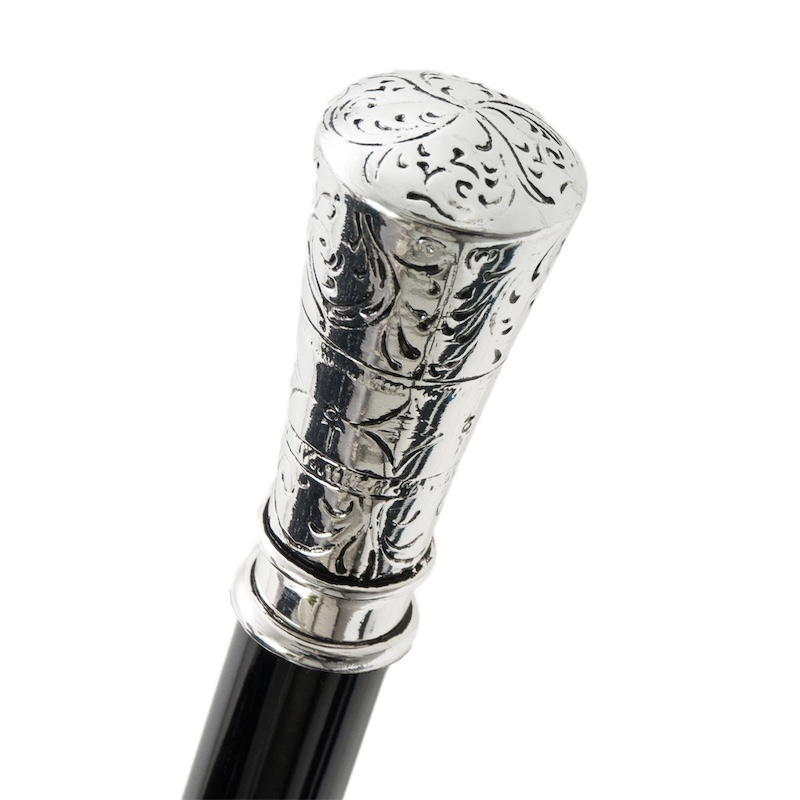 Classic Straight Silver-Plated Handle Shoehorn – Handmade in Italy