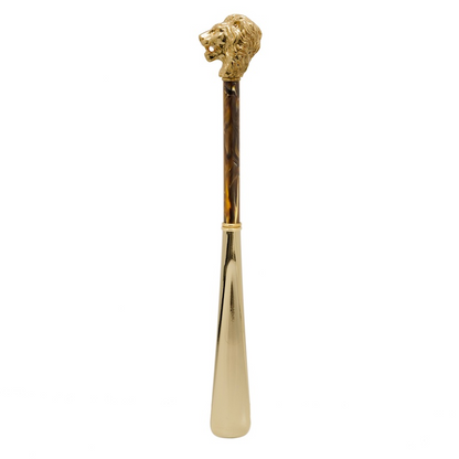 Designer Gold Lion Luxury Shoehorn – Handcrafted in Italy