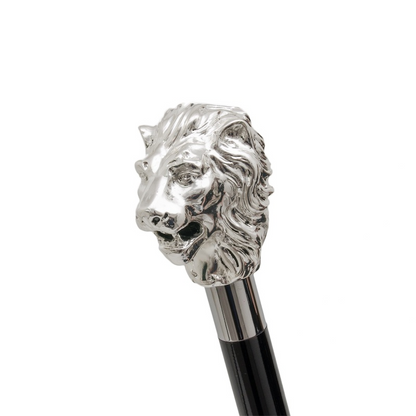 Elegant Silver Lion Handle Shoehorn – Handcrafted in Italy