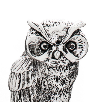 Exclusive Silver Owl Handle Shoehorn – Handmade in Italy