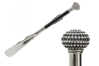 Handmade Italian Shoehorn with Swarovski Bicolor Crystals