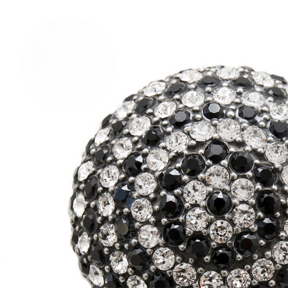 Handmade Italian Shoehorn with Swarovski Bicolor Crystals