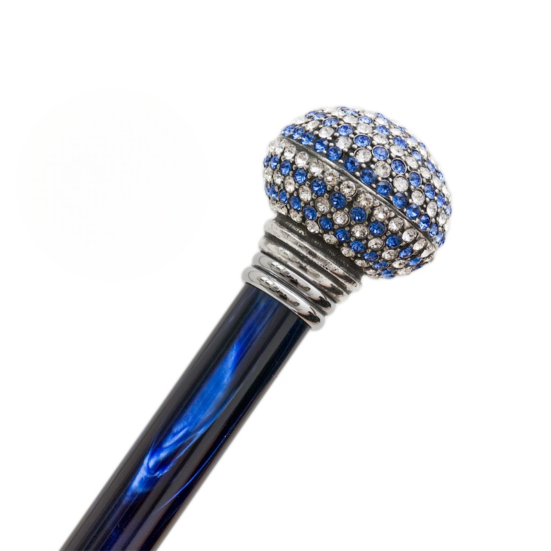 Designer Bicolor Swarovski Handle Shoehorn – Handmade in Italy