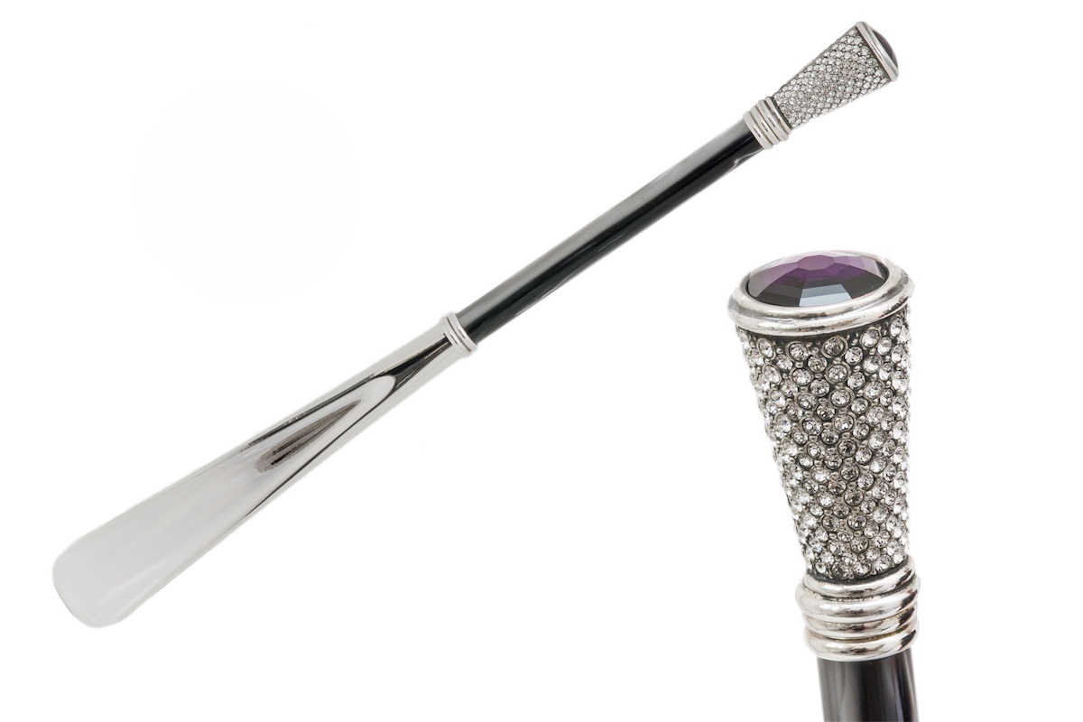 Handcrafted Exclusive Swarovski Crystals Shoehorn