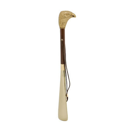 Luxury Gold Eagle Handle Shoehorn – Handmade in Italy