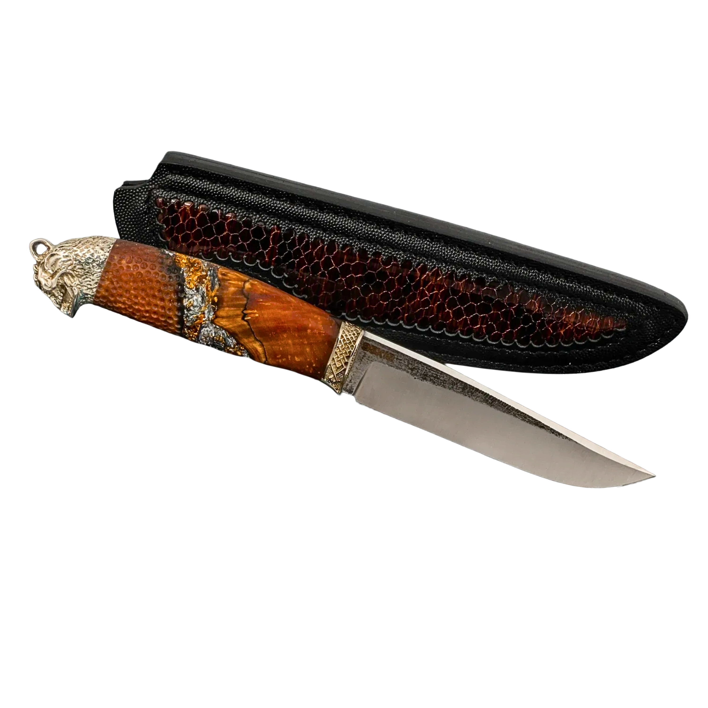custom knife natural materials