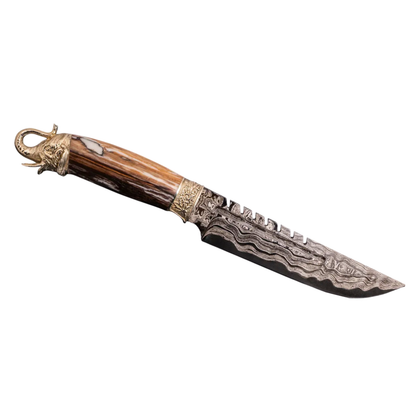 elephant design collectible knife