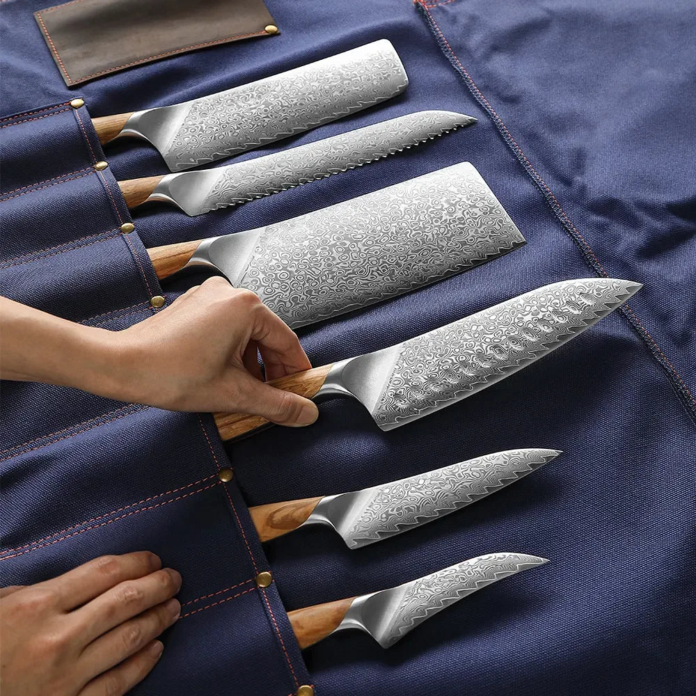 Durable Canvas Knife Roll Bag – 8 Slots