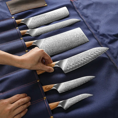 Durable Canvas Knife Roll Bag – 8 Slots