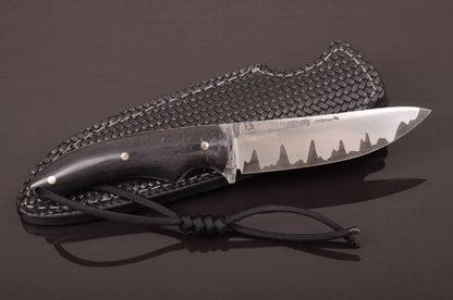 Limited Edition Full-Tang Collectible Knife with Leather Sheath