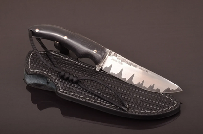 Limited Edition Full-Tang Collectible Knife with Leather Sheath