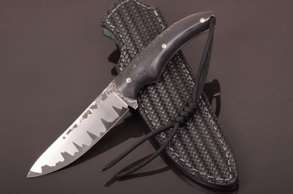 Limited Edition Full-Tang Collectible Knife with Leather Sheath