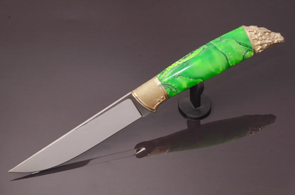 Luxury Handmade Knife N690 Steel with Acrylic Handle - Elegant Knives