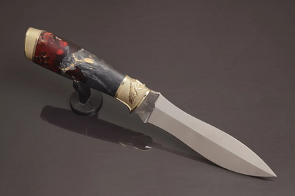 Collectible Knife with Hybrid Handle and N690 Stainless Steel Blade