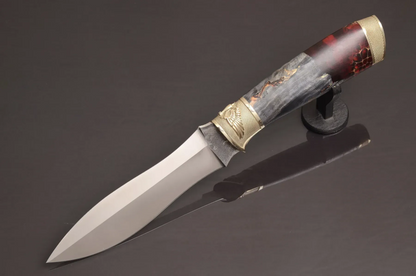 Collectible Knife with Hybrid Handle and N690 Stainless Steel Blade