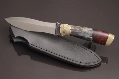 Collectible Knife with Hybrid Handle and N690 Stainless Steel Blade