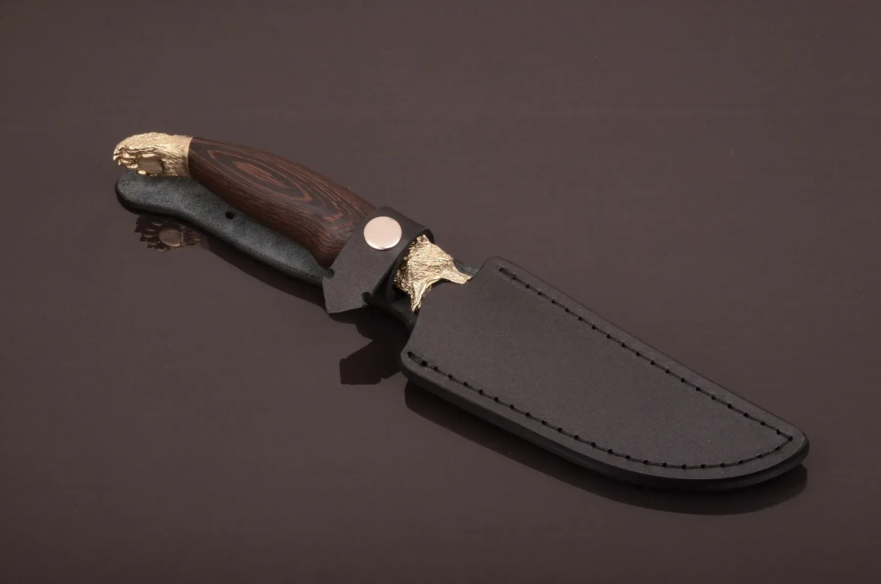 Handmade Universal Knife – N690 Steel with Wenge Handle - Elegant Knives