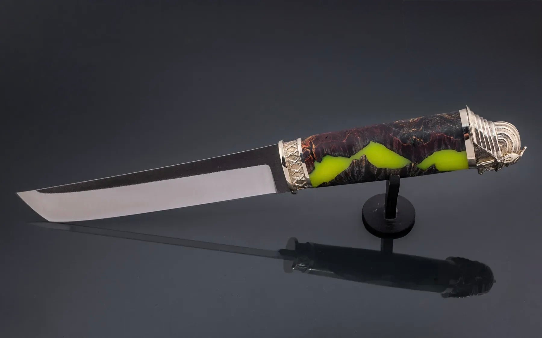 one of a kind art knife piece