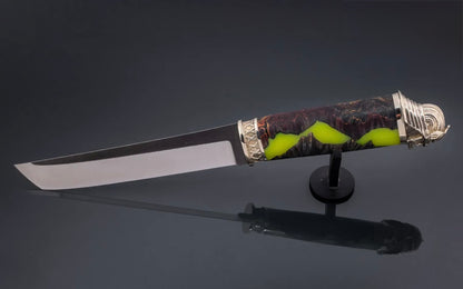 one of a kind art knife piece