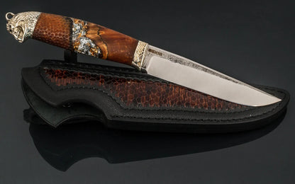 organic wood grain knife design