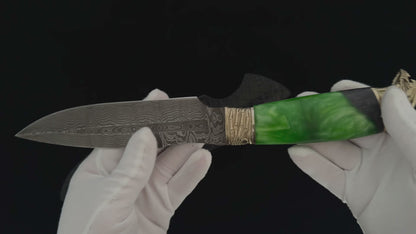 Alien luxury handmade knife art object