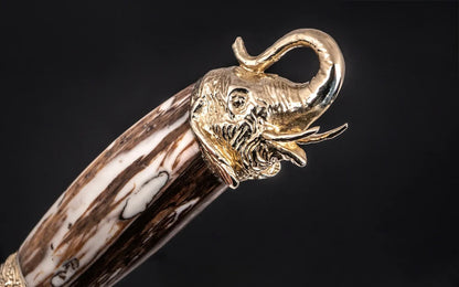 sculptural elephant knife design